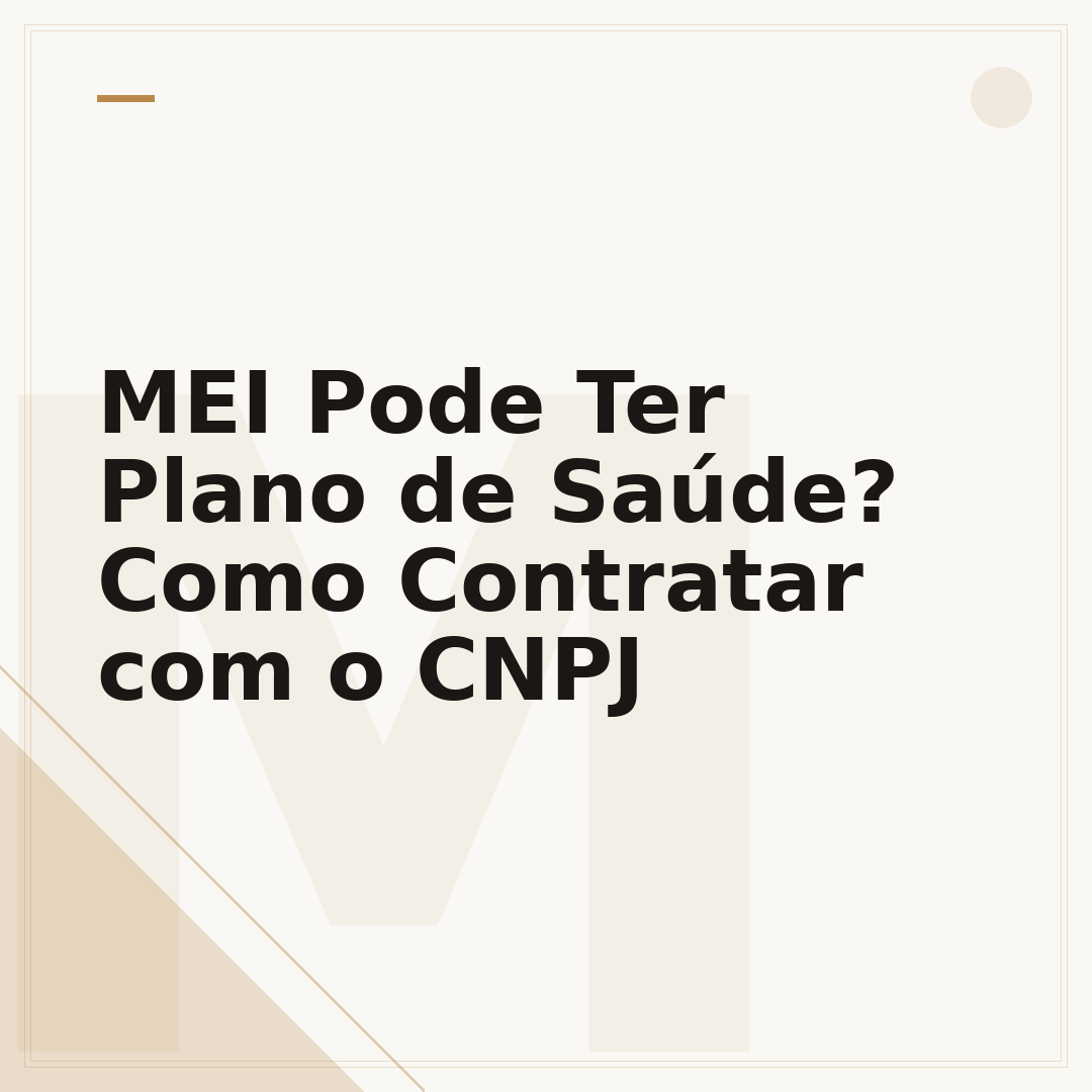 MEI Pode Ter Plano de Saúde? Como Contratar com o CNPJ