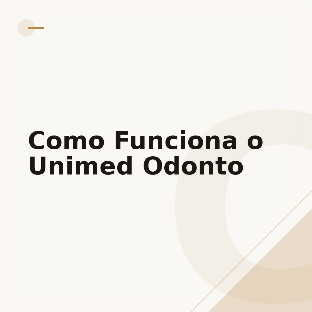 Como Funciona o Unimed Odonto