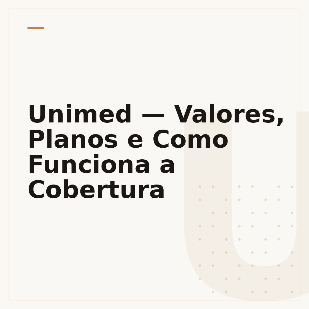 Unimed — Valores, Planos e Como Funciona a Cobertura
